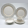 gold rimmed ceramic